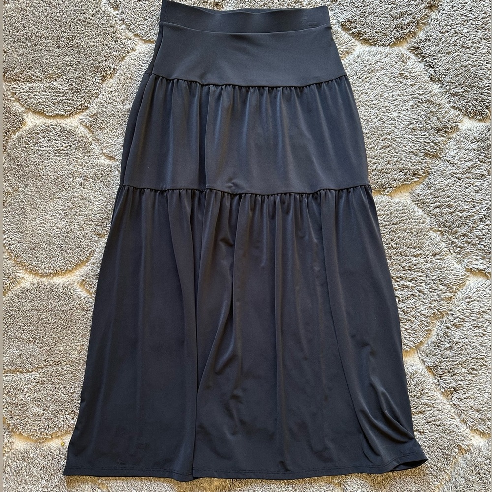 Vera Wang Black Maxi Skirt